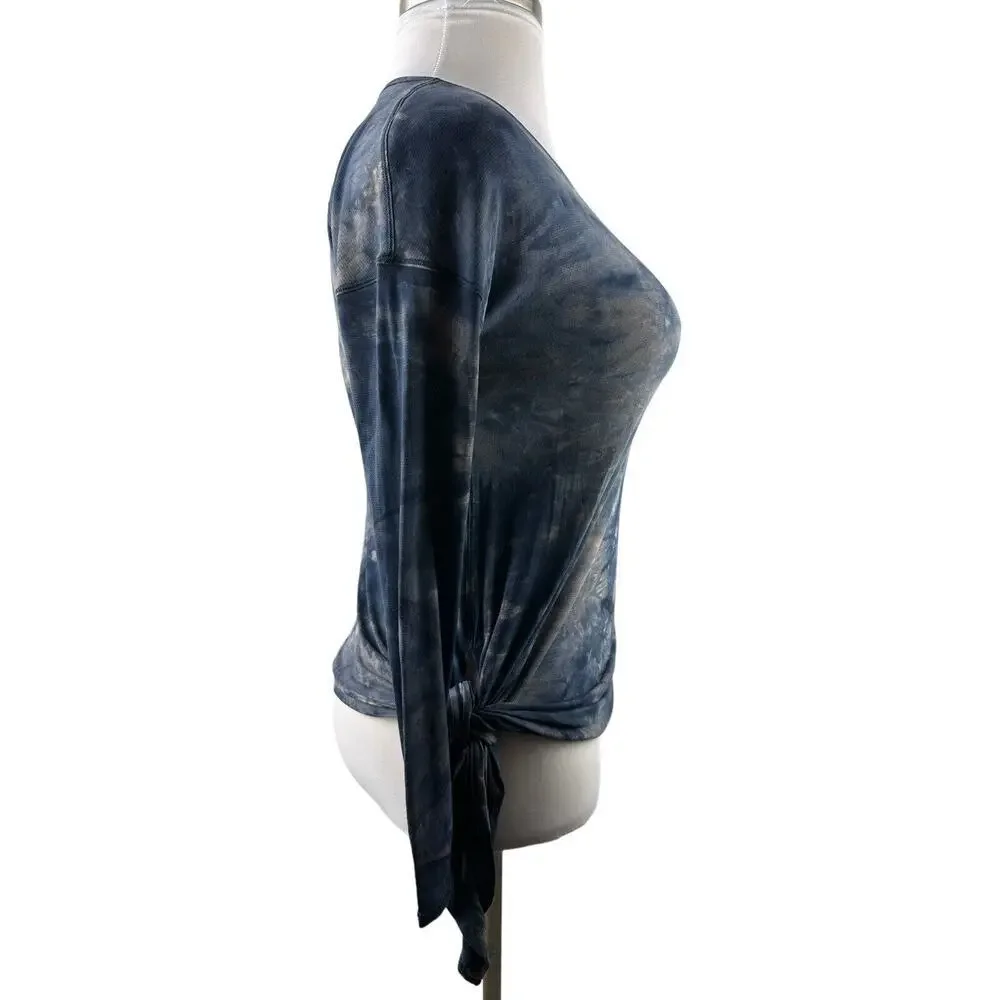 Lululemon To The Point Long Sleeve Top Size 4 Tie Dye Lightweight Active Lounge - Picture 4 of 16